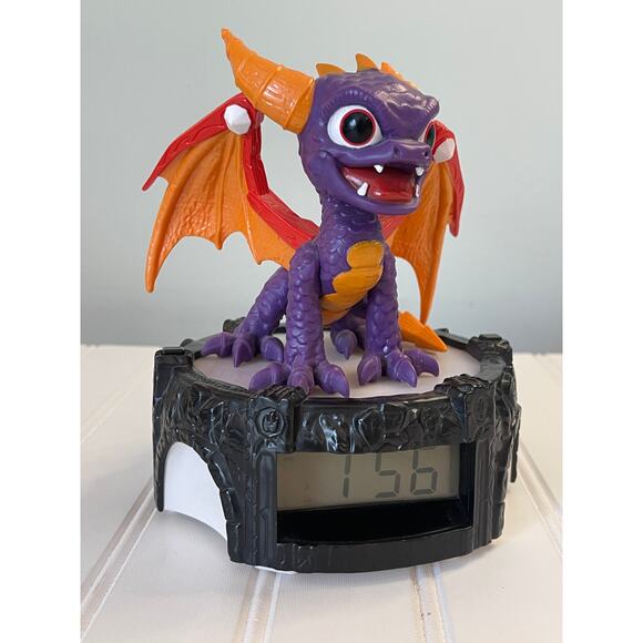 Skylanders Spyro The Dragon Digital Alarm Clock - WORKS! - Picture 1 of 10
